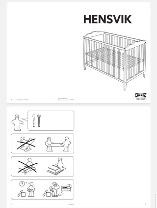 Cuna Hensvik ikea Blanca