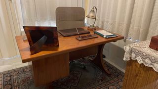 Mesa escritorio madera marrón