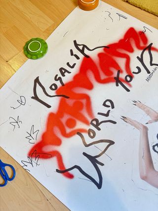 Cartel Rosalia 100x70 Motomami World Tour