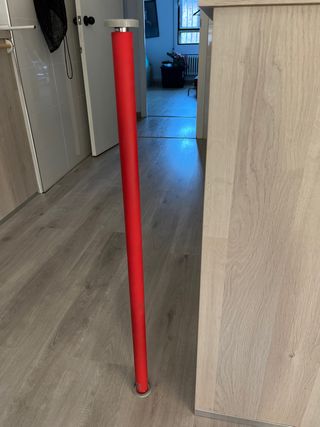 Barra de dominadas roja a presión