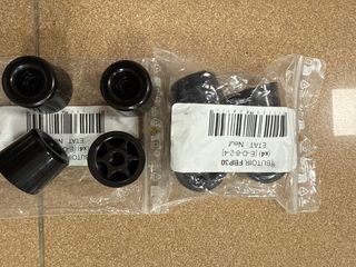 8 topes de puerta negros