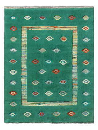 Tappeto Kilim Kaudani Ricamato Rilievo 154x108 CM