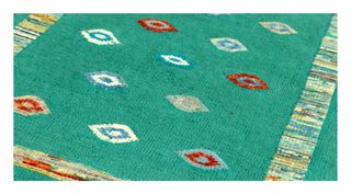 Tappeto Kilim Kaudani Ricamato Rilievo 154x108 CM