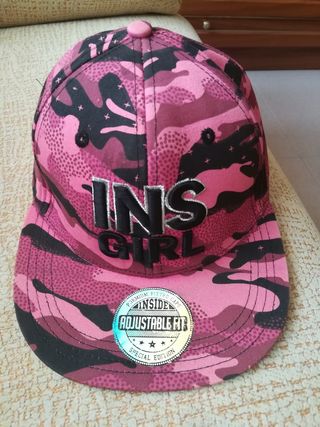 Gorra camuflaje rosa INS GIRL