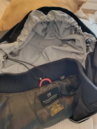 Chaqueta Scotch & Soda Negra Invierno