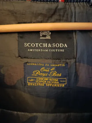 Chaqueta Scotch & Soda Negra Invierno