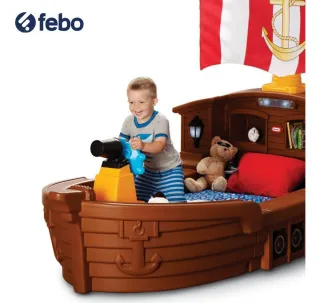 Cama Infantil Barco Pirata