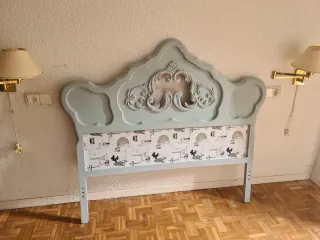 Cabecero Cama 130cm Vintage Estilo Francés