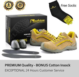 Zapatos Seguridad Transpirables Safetoe 7296YN