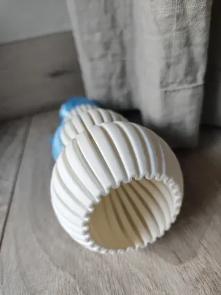 Pupazzo di Neve azzurro e Bianco