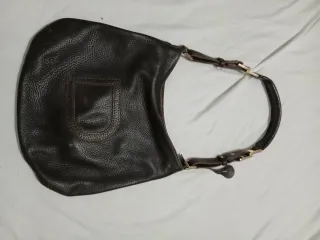 Borsa in pelle marrone