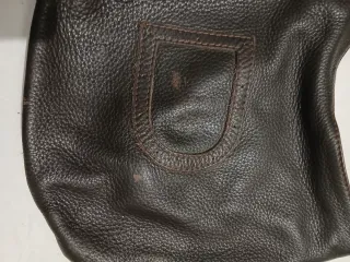 Borsa in pelle marrone