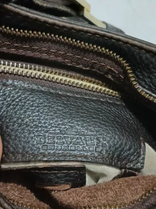 Borsa in pelle marrone