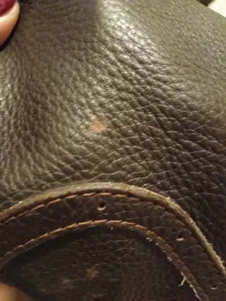 Borsa in pelle marrone