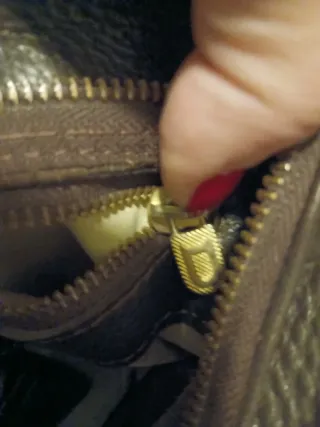 Borsa in pelle marrone