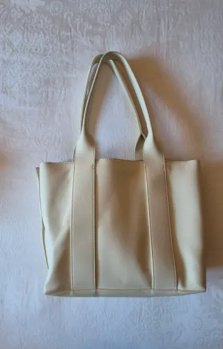 Bolso Tote Valentino Blanco Roto Grande