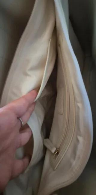 Bolso Tote Valentino Blanco Roto Grande