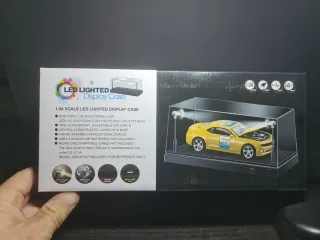 Expositor con vitrina LED