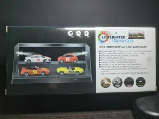 Expositor con vitrina LED