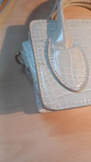 Bolso Zara Beige Cocodrilo