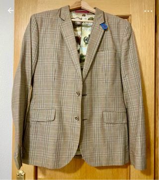 Chaqueta Ted Baker Hombre Beige/Marrón