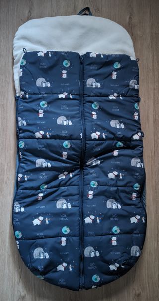 Saco de invierno osos polares y pingüinos