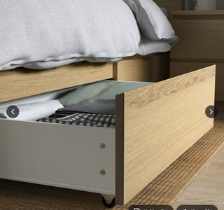 Cama IKEA MALM + 4 cajones + somier + cabecero