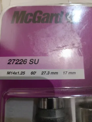 McGard 27226 SU Antirrobo Ruedas M14x1.25