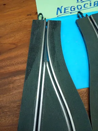 Scalextric desvío incorporación pista  Powerline