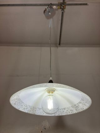 Lampadario vetro serigrafato D.40