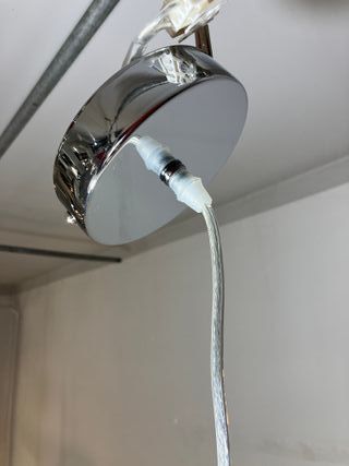 Lampadario vetro serigrafato D.40