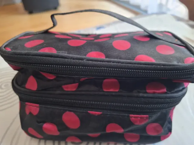 Neceser doble capa lunares