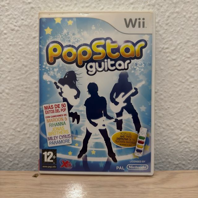 Juego Nintendo Wii: PopStar Guitar.