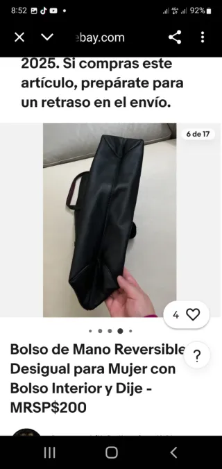 Se vende bolso de marca desigual