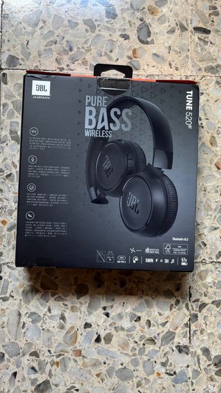 Auriculares JBL Tune 520BT Bluetooth Negros