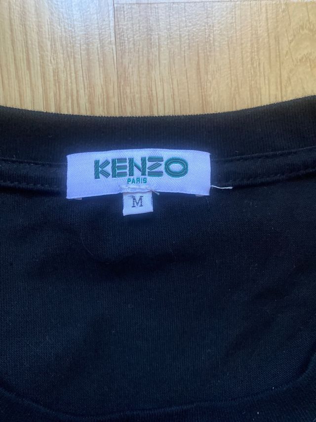 Camiseta Negra Logo Tigre Talla M