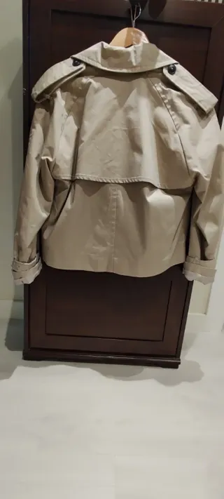 Gabardina mujer beige talla xs