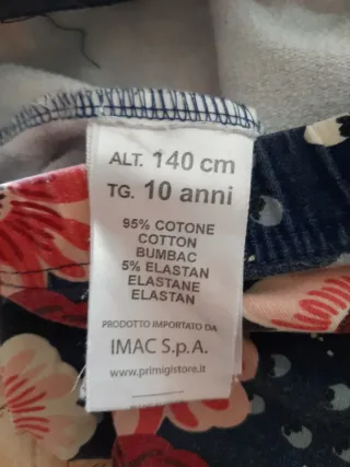 Completo Primigi bimba taglia 10 anni (regalo)