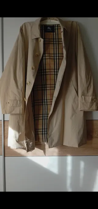Gabardina Burberry Beige Clásica