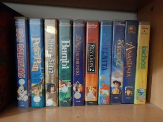 Pack Películas Infantiles Disney VHS Español