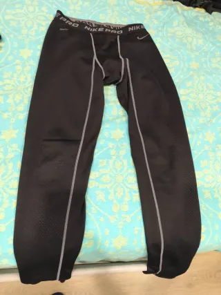 Camiseta y Pantalon Nike Pro Combat Negra Talla M