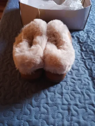 Zapatos cálidos de ante con forro de peluche