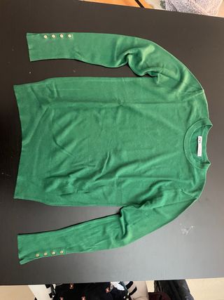 jersey cuello redondo Zara