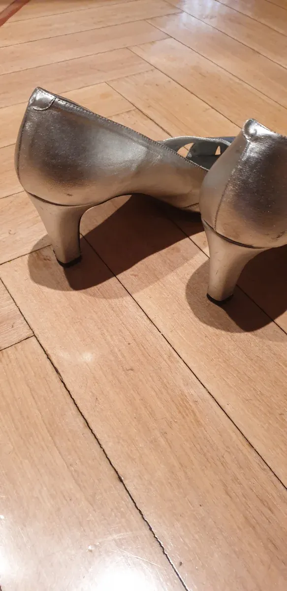 Sandalias plateadas LOOKXART COLLECTION