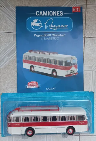 Autobús Pegaso 6040 Monotral 1960 Salvat 1:43