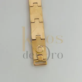 Pulsera Tipo Cartier Oro 18K Medusa y Greca