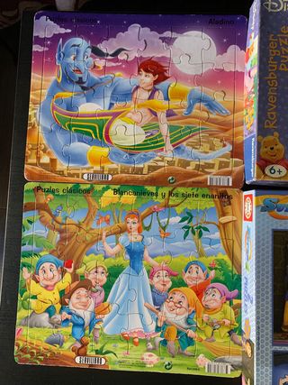 9 puzzles con sus cajas en perfecto estado 25€
