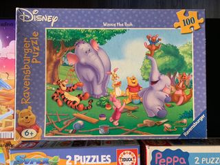 9 puzzles con sus cajas en perfecto estado 25€
