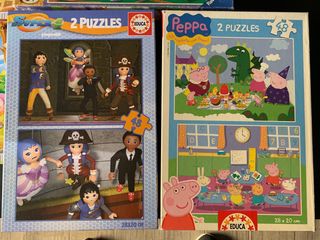 9 puzzles con sus cajas en perfecto estado 25€