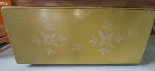 Cómoda de madera 3 cajones multicolor